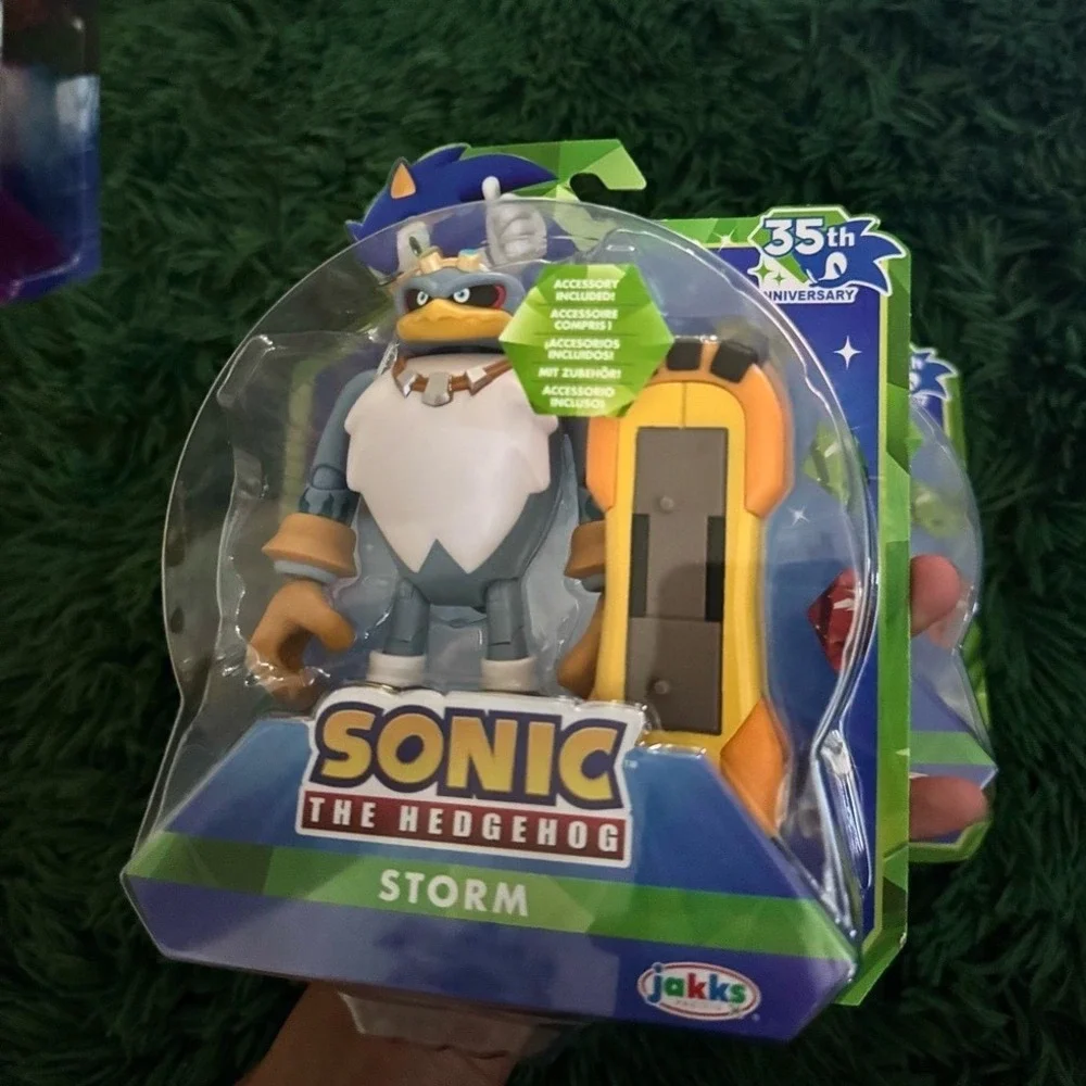 2 RARE 4' Figure Sonic The Hedgehog 35th Anniversary Jakks Pacific